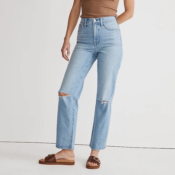 The Perfect Vintage Straight Jean in Westanna Wash - Picture 1 of 6